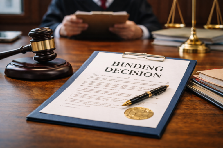 What Is a Binding Decision?