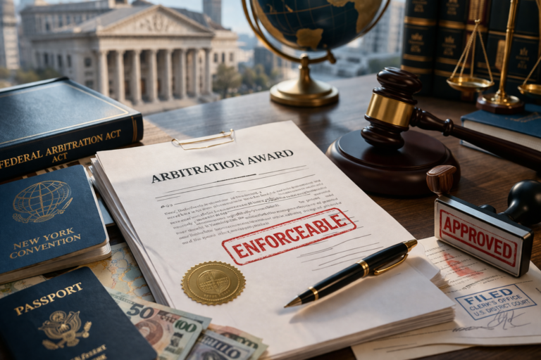 How Arbitration Awards Are Enforced in State and Federal Courts